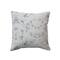 Hello Honey® 18" Blue Flower & Foliage Accent Pillow